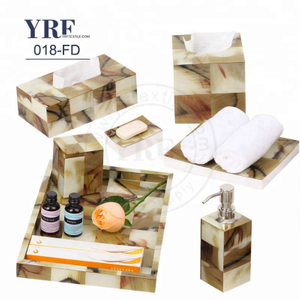 YRF Hotel Bathroom Customized Logo Food Acrylic Serving Tray