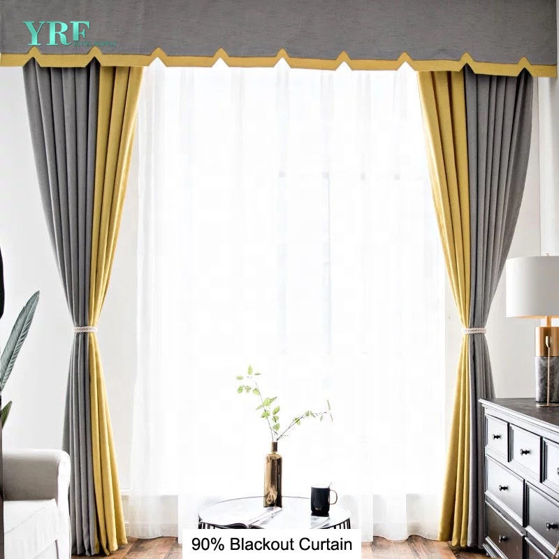 The Curtain Hotel Blackout Luxurious Cheap Price Custom Size For Wholesale