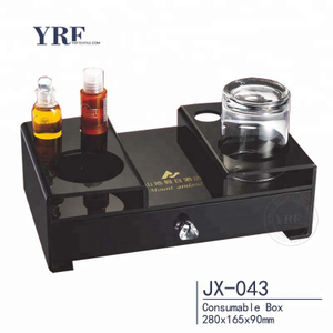 YRF Hotel Amenities Bathroom Accessories Black Acrylic Soap Dish