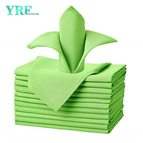 Serviettentücher Apfelgrün 17x17 Zoll reines 100% Polyester waschbar und wiederverwendbar für Hochzeiten