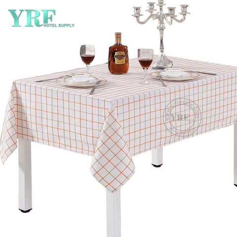 YRF Hotel Supply Table Cloth Rectangle Discount Polyester Banquet