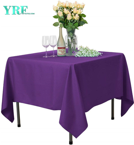 Quadratische Tischdecke Pure Purple 54x54 Zoll reines 100% Polyester knitterfrei für Hotel