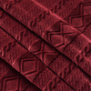 Sherpa Überwurfdecke Super Soft Wendbare Ultra Carved Cashmere für Kingsize-Bett