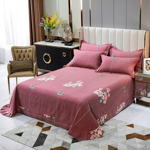 Home Decoration Bettlaken Gute Qualität Komfortable Falten für Queen-Size