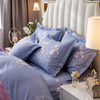 Heimtextilien-Baumwolle, bedruckt, bequem für Doppelbett-Bettlaken-Set