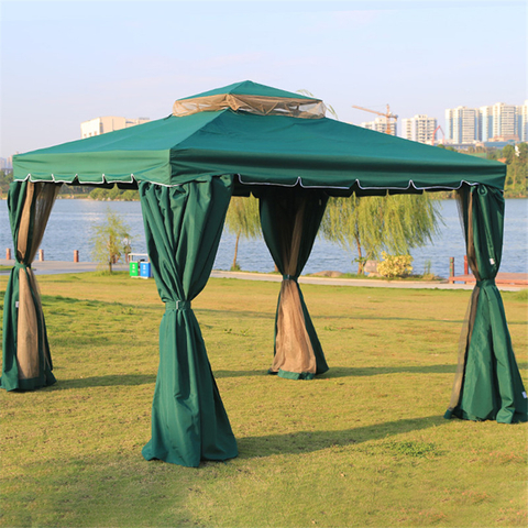 New Design Portable waterproof double canopy Garden tents