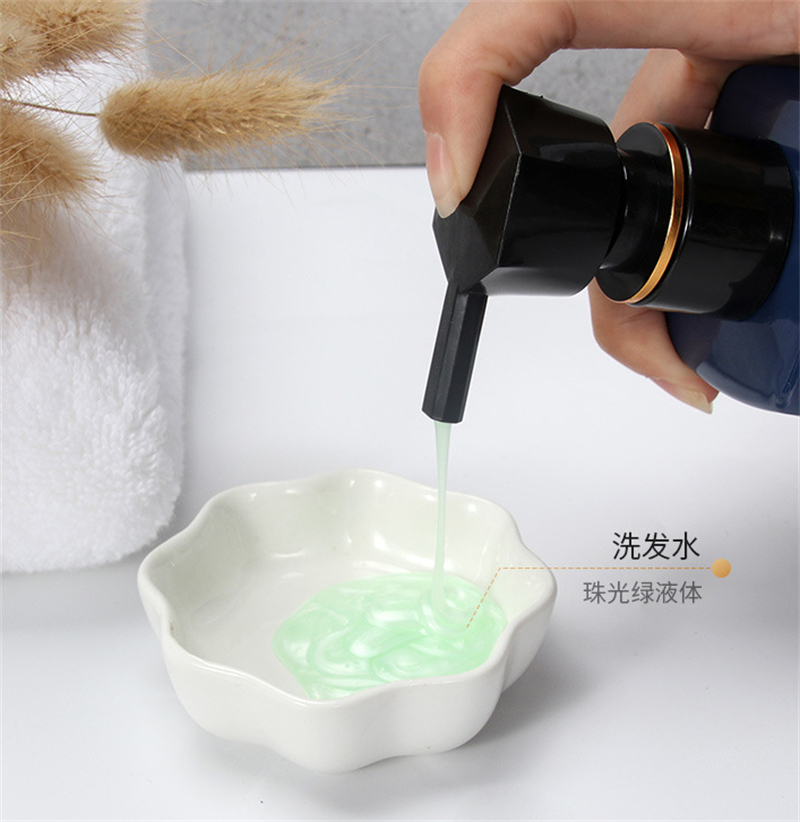 Bestes Design Luxus-Badezimmerflasche mit Pumpe Umweltfreundliches Shampoo-Set