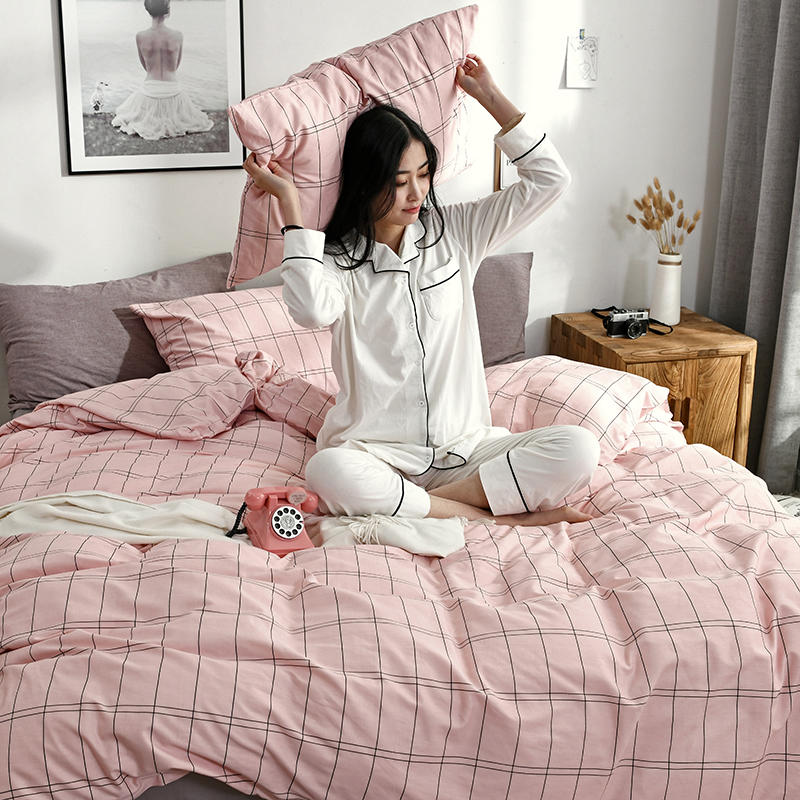 Hergestellt in China Heimtextilien 4-teiliges Kingsize-Bett für Heimbettwäsche aus Baumwolle