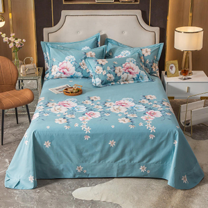 Heißer Verkauf Bettlaken Günstige Preis Falten Gedruckt Doppelbett Bettwäsche